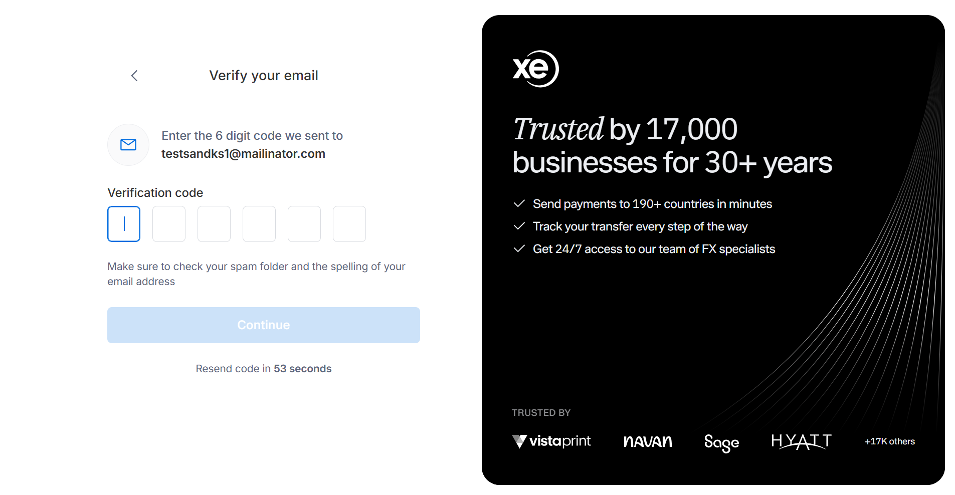 Verification step